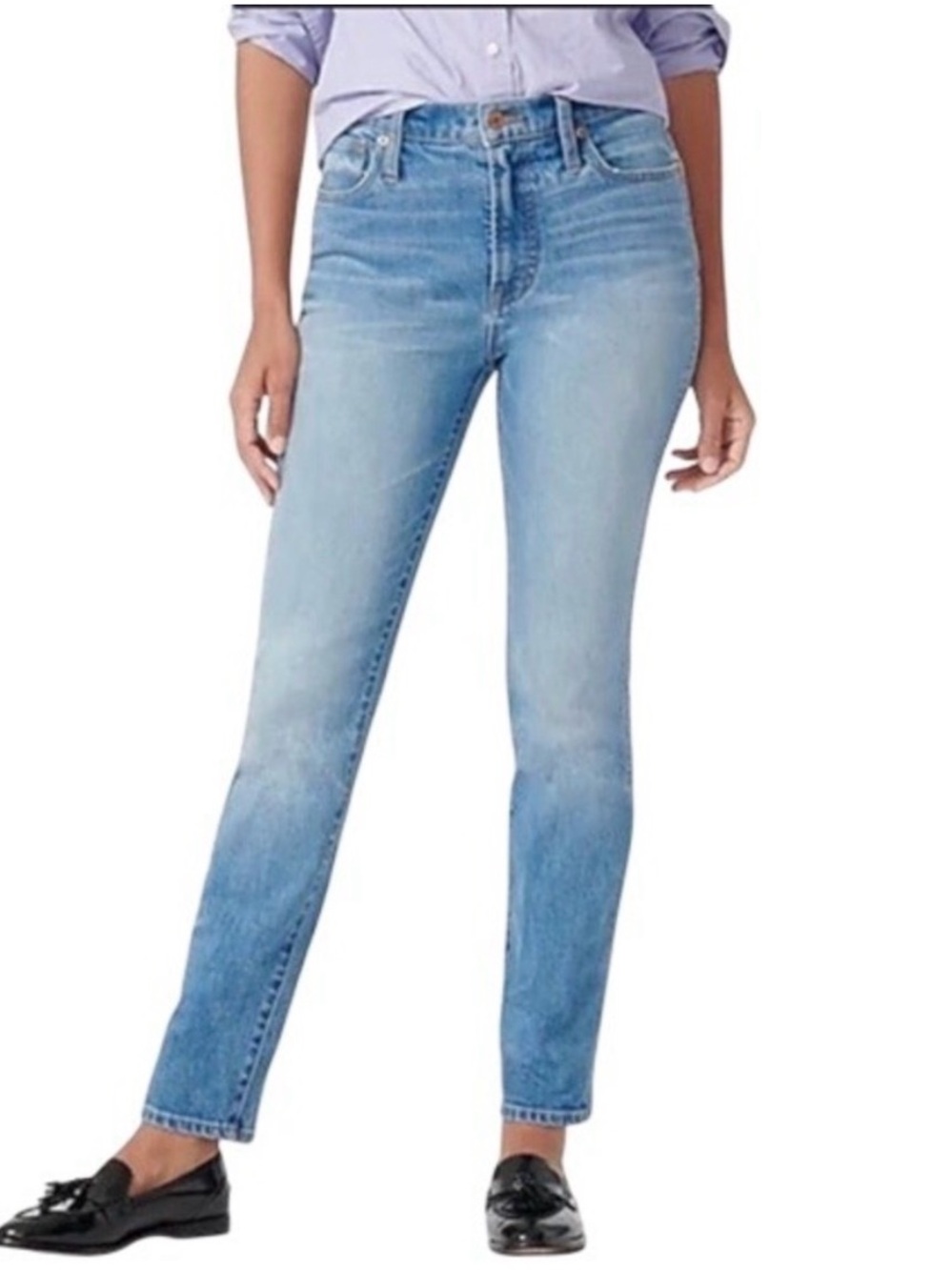 J Crew 10" Vintage Straight Jean in Surf Storm Wash Size 29